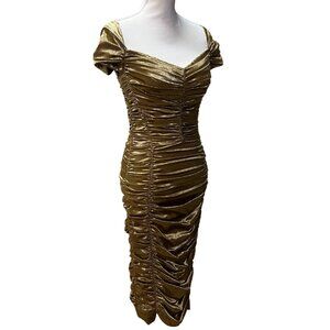 Dolce & Gabbana | RUCHED STRETCH SILK DRESS